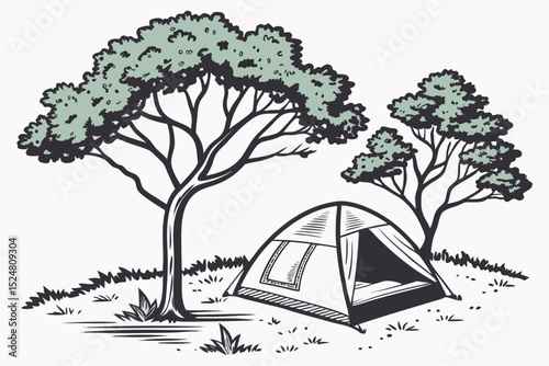 high-quality-vector-icon-of-a-cozy-camping-setup-w
