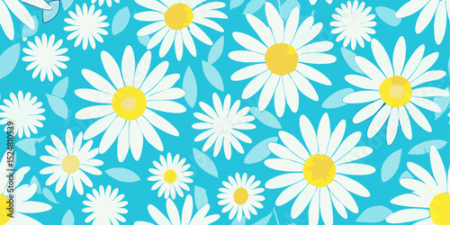 Playful Daisy & Heart Pattern