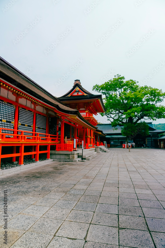 Naklejka premium Usa Shrine in Oita Prifecture