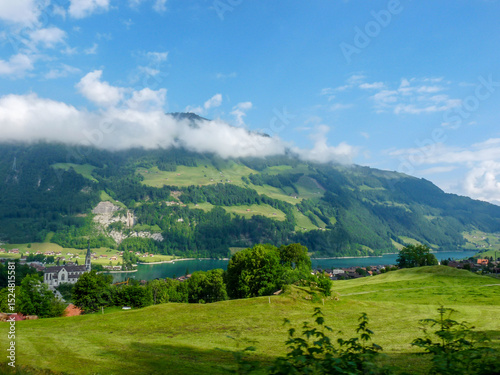 Switzerland, Meiringen, Lake Lungern,