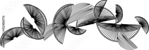 modern abstract wall decoration design illustration vector sketch