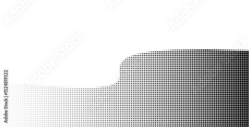 halftone dot corner border