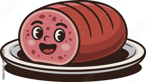 Meatloaf with eyes
