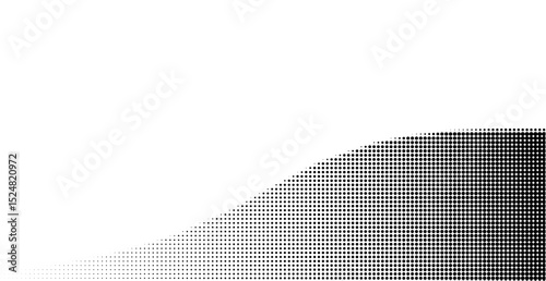 halftone dot corner border