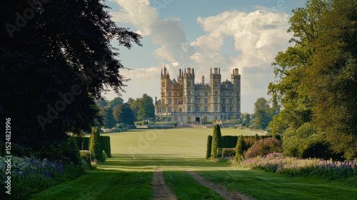 Highclere Castle - The real-life setting for Downton Abbey, located in Hampshire, England.