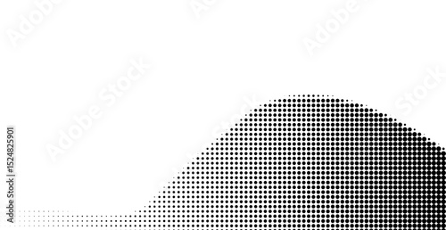halftone dot corner border