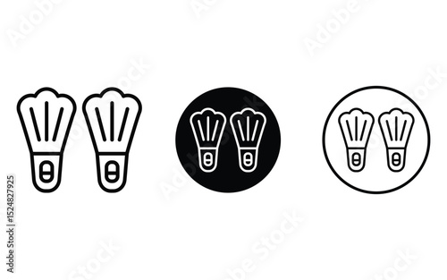 creative scuba diving design, vector, isolated on transparent background
