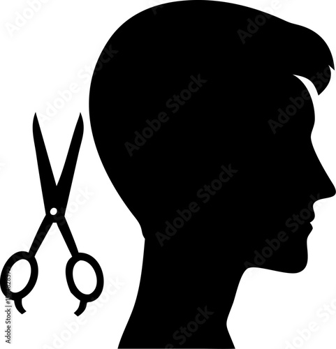 Businessman in Suit Holding Briefcase Silhouette Illustration