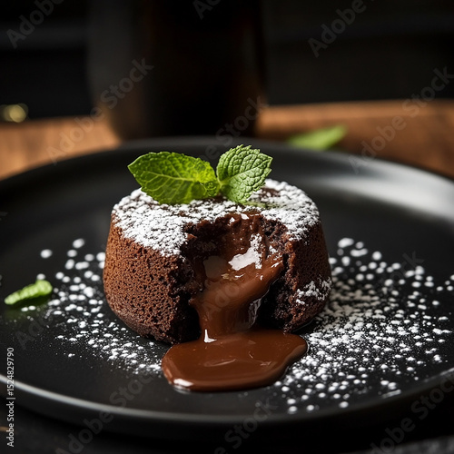 A rich, moist chocolate cake topped with fresh, juicy strawberries and a glossy layer of chocolate ganache, blending deep cocoa flavor with fruity sweetness for an irresistible dessert.

