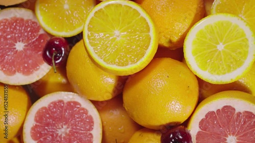 citrus fruits background
