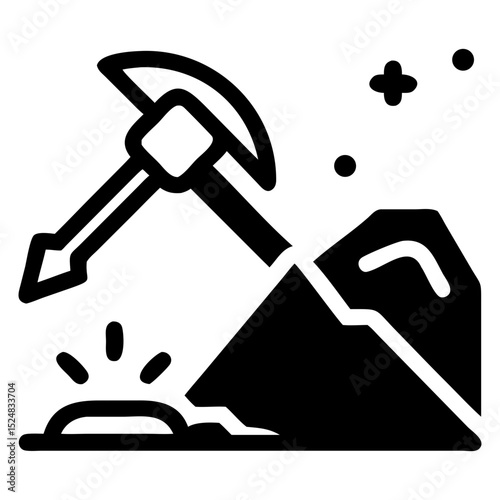 Excavation and Mining Symbol