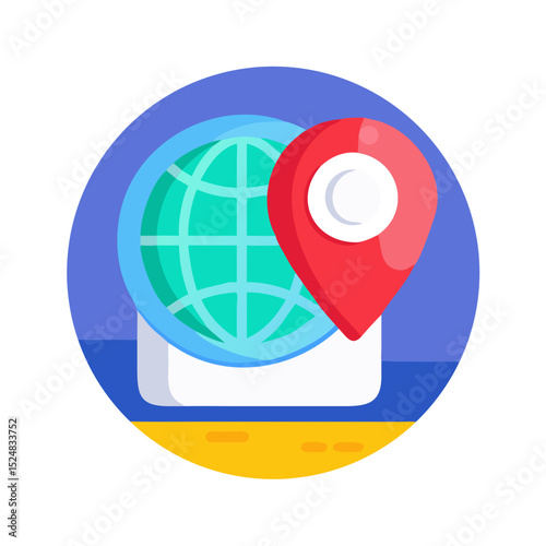 Local SEO Icon – Location-Based Search Engine Optimization Symbol