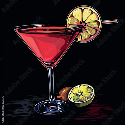 pub, liquid, restaurant, beverage, cocktail, liquor, martini, drink, glass, alcohol, olive, bar, transparent, illustration, menu, vector, martini glass, design, vodka, isolated, party, celebration, 