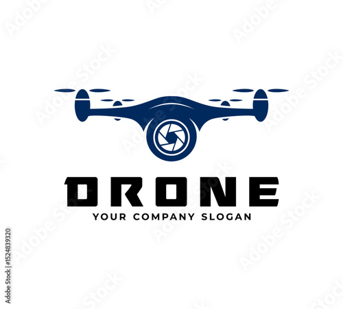 drone company logo design vector