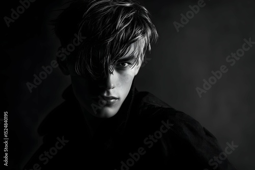 A striking portrait conveying uniqueness and confident identity.
