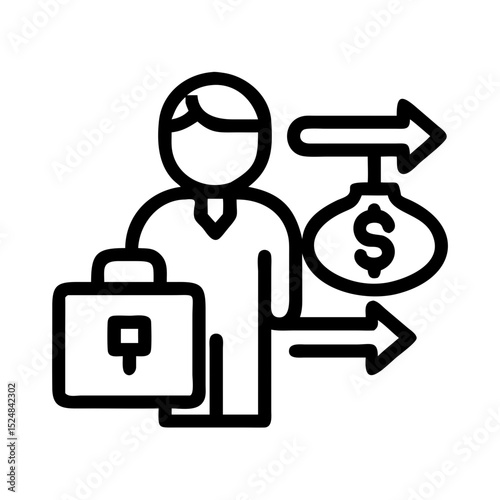 Freelance & Productivity icon Containing work online, remote work, freelancer, laptop, home office, client meeting, self-employed, graphic designer and Solid,line, silhouette, vector icons collection.