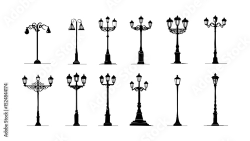 vector silhouettes of silhouettes of people