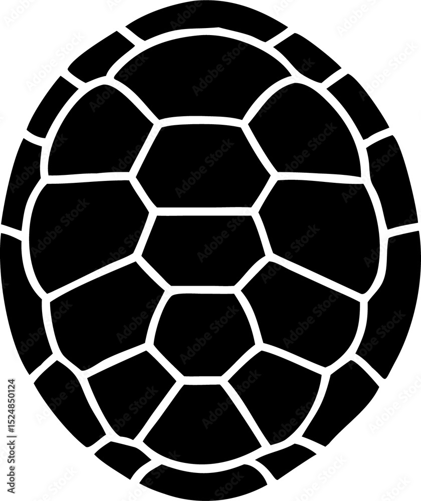 Fototapeta premium turtle shell icon. Vector illustration isolated o white background