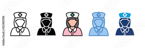 Nurse Icon Element For Design