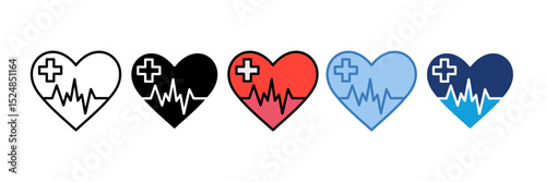 Heart Icon Element For Design