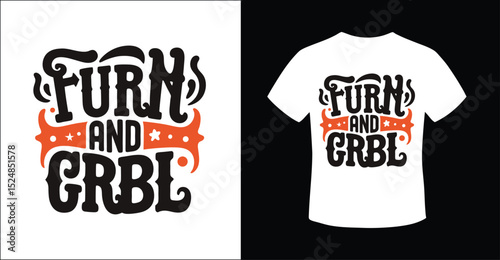Adobe Illustrator Artwork Grillin and chillin Funny Barbecue Premium Vector T-Shirt design.
