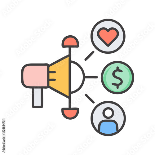 Sales team icon set. Sales department, salesperson, prospect, conversion, sales report, marketing, funnel, lead generation, sales pitch and Solid, line vector icons collection