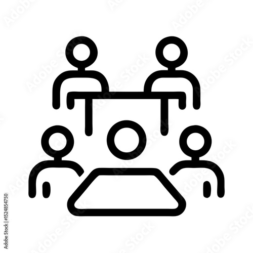 Sales team icon set. Sales department, salesperson, prospect, conversion, sales report, marketing, funnel, lead generation, sales pitch and Solid, line vector icons collection