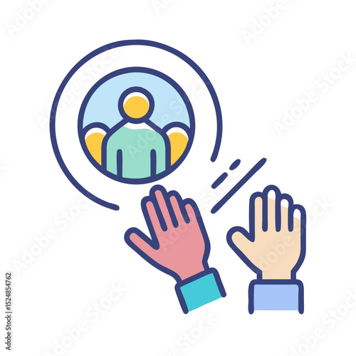 Sales team icon set. Sales department, salesperson, prospect, conversion, sales report, marketing, funnel, lead generation, sales pitch and Solid, line vector icons collection