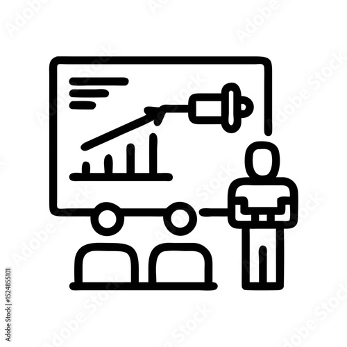 Sales team icon set. Sales department, salesperson, prospect, conversion, sales report, marketing, funnel, lead generation, sales pitch and Solid, line vector icons collection