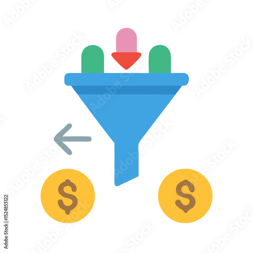 Sales team icon set. Sales department, salesperson, prospect, conversion, sales report, marketing, funnel, lead generation, sales pitch and Solid, line vector icons collection