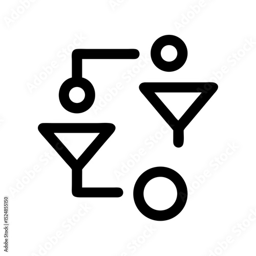 Sales team icon set. Sales department, salesperson, prospect, conversion, sales report, marketing, funnel, lead generation, sales pitch and Solid, line vector icons collection