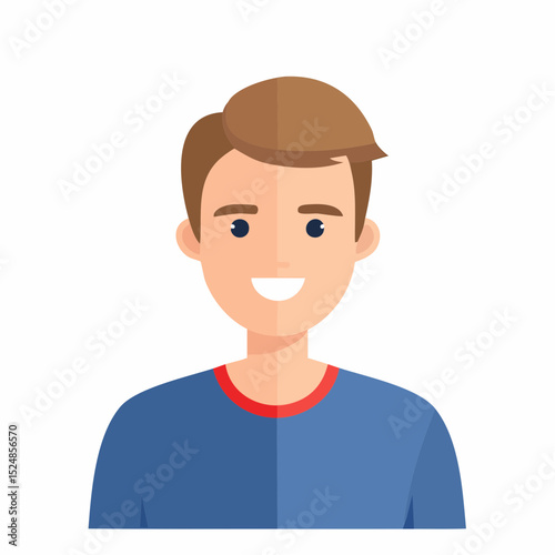 Happy man smiling
