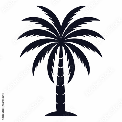 palm trees silhouettes