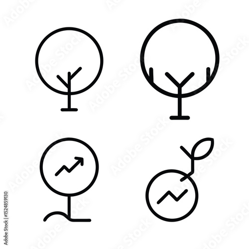 Hand-drawn vector icons illustrate the concept of an idea bulb, symbolizing inspiration, innovation, and bright thinking
