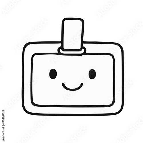 Cute School Supplies Clipart Set | Kawaii Style Line Art for Teachers