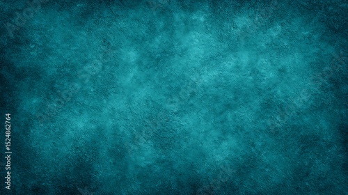 Textured teal background with mottled surface and subtle dark edges creating depth and visual interest