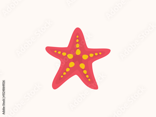 Starfish summer icon vector illustration