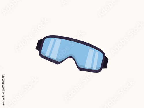 Winter icon vector illustration of glasses