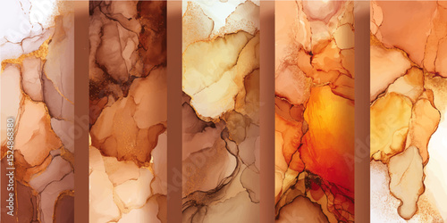  a colorful formations of rocks stacked over the hundreds of years.  Marble ink abstract art from exquisite original painting for abstract background .