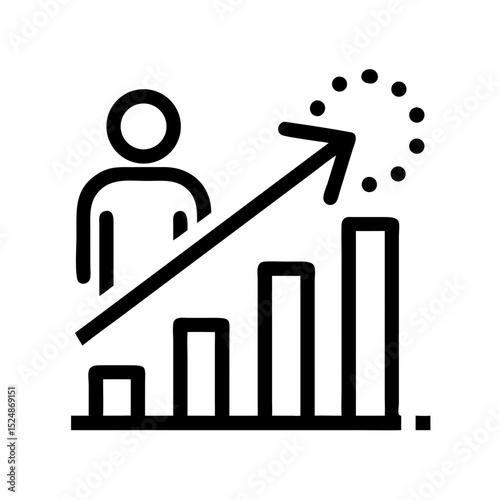 Business strategy & Customer Segmentation icons  Sales department, salesperson, prospect, conversion, sales report, marketing, sale funnel, lead generation, sales pitch and Solid, line vector icons 