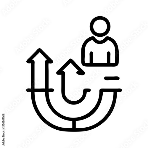 Business strategy & Customer Segmentation icons  Sales department, salesperson, prospect, conversion, sales report, marketing, sale funnel, lead generation, sales pitch and Solid, line vector icons 