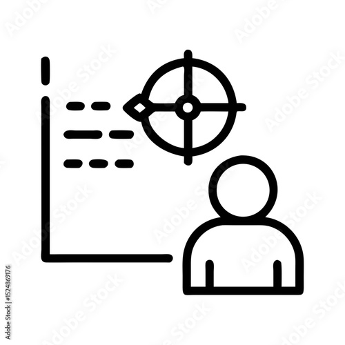 Business strategy & Customer Segmentation icons  Sales department, salesperson, prospect, conversion, sales report, marketing, sale funnel, lead generation, sales pitch and Solid, line vector icons 