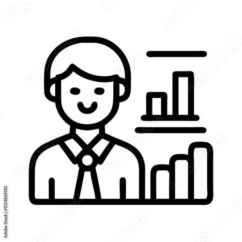 Business strategy & Customer Segmentation icons  Sales department, salesperson, prospect, conversion, sales report, marketing, sale funnel, lead generation, sales pitch and Solid, line vector icons 