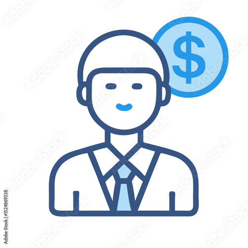 Business strategy & Customer Segmentation icons  Sales department, salesperson, prospect, conversion, sales report, marketing, sale funnel, lead generation, sales pitch and Solid, line vector icons 