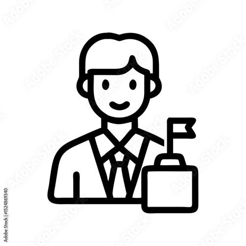 Business strategy & Customer Segmentation icons  Sales department, salesperson, prospect, conversion, sales report, marketing, sale funnel, lead generation, sales pitch and Solid, line vector icons 