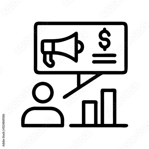 Business strategy & Customer Segmentation icons  Sales department, salesperson, prospect, conversion, sales report, marketing, sale funnel, lead generation, sales pitch and Solid, line vector icons 