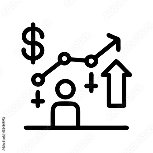Business strategy & Customer Segmentation icons  Sales department, salesperson, prospect, conversion, sales report, marketing, sale funnel, lead generation, sales pitch and Solid, line vector icons 