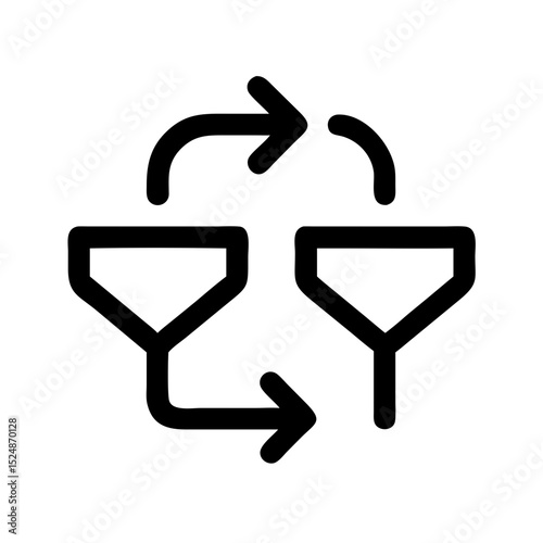 Business strategy & Customer Segmentation icons  Sales department, salesperson, prospect, conversion, sales report, marketing, sale funnel, lead generation, sales pitch and Solid, line vector icons 
