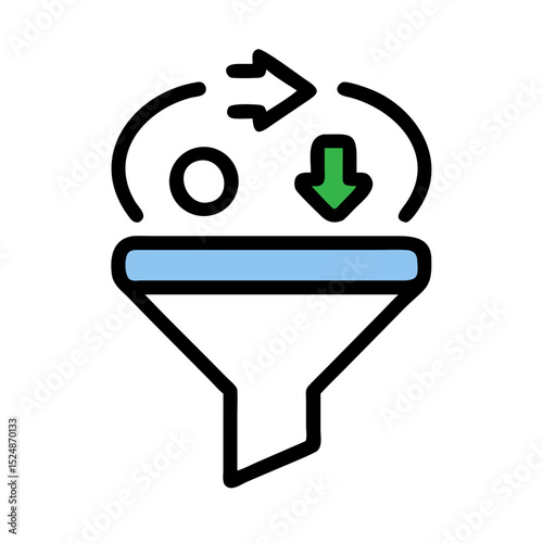 Business strategy & Customer Segmentation icons  Sales department, salesperson, prospect, conversion, sales report, marketing, sale funnel, lead generation, sales pitch and Solid, line vector icons 