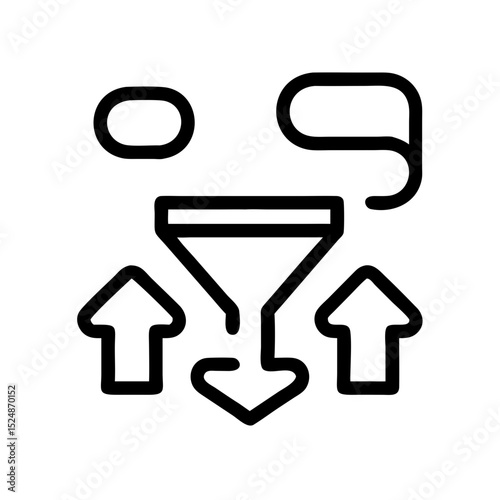 Business strategy & Customer Segmentation icons  Sales department, salesperson, prospect, conversion, sales report, marketing, sale funnel, lead generation, sales pitch and Solid, line vector icons 